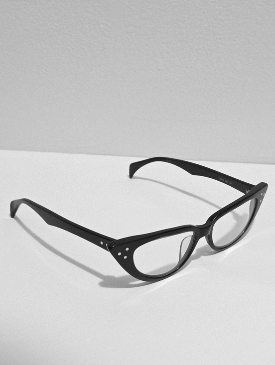 See Accessories - Authentic SEE Eyewear 9715 C1 Black Cat-Eye Eyeglass Frames 51-16-145